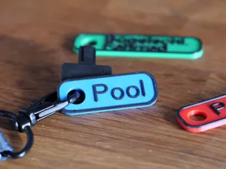 Key Tag, Name Tag for Keychain, Customizable