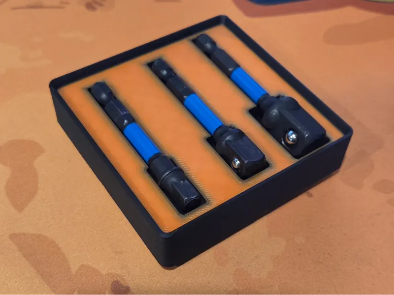 Gridfinity 3pc Hex Shank Socket Driver Set