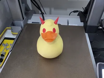 Devil duck towbar cover Halloween 