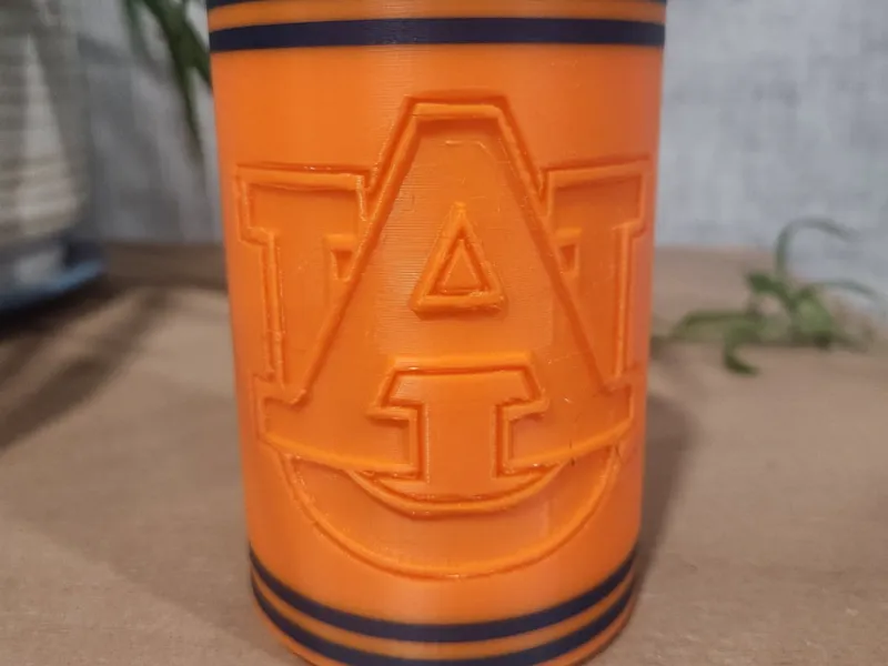 Auburn Tiger Can Holder