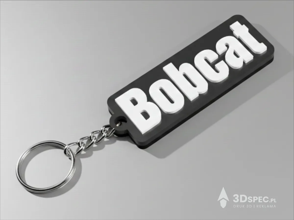 Bobcat keychain - Free 3D Print Model - MakerWorld