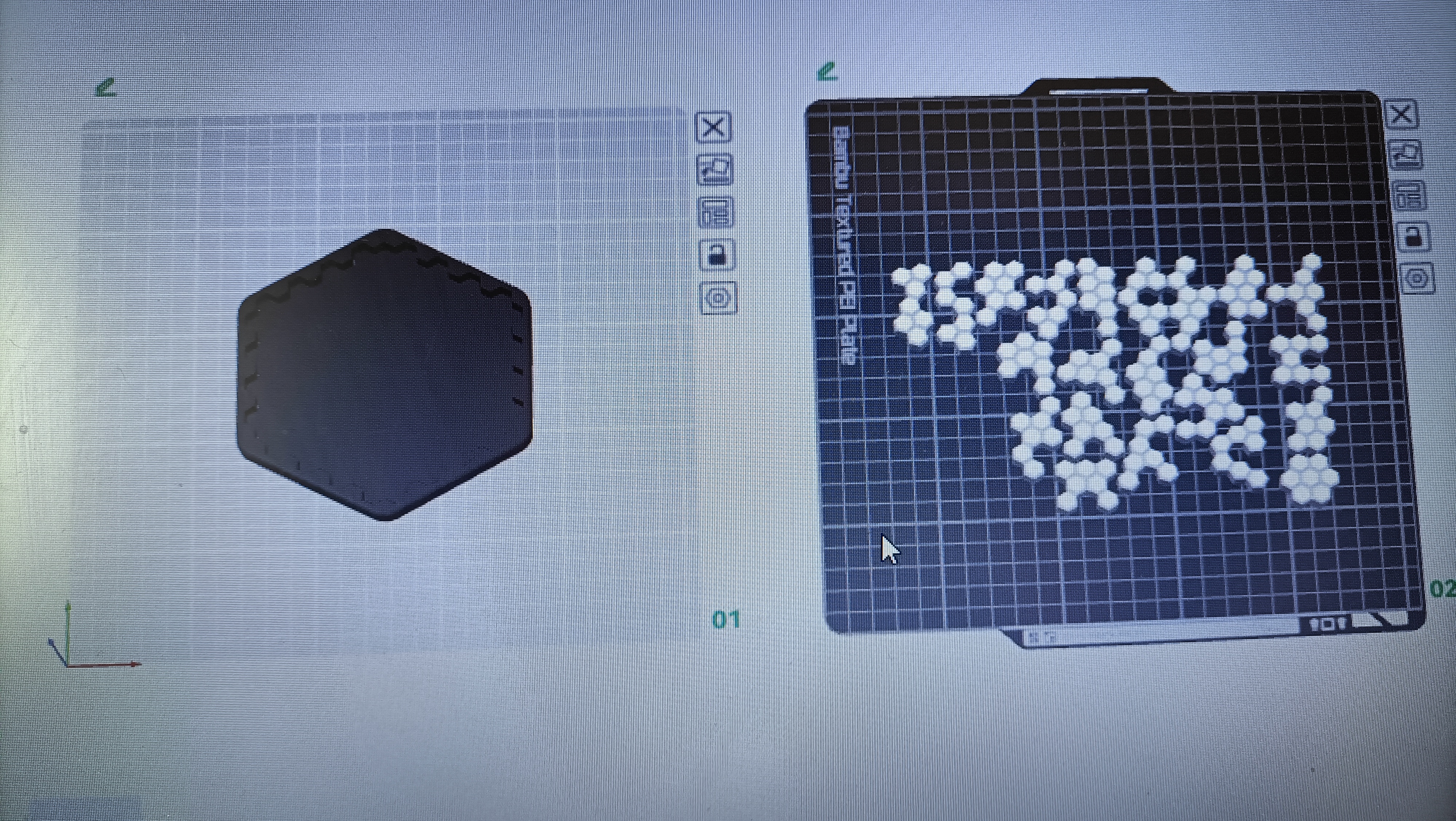 Miniatura 2 do modelo 3D PUZZLE EXAGONOS