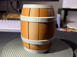 Mini Barrel Can Koozie