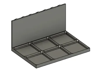 Parametric Gridfinity shelf for the Sliplok System