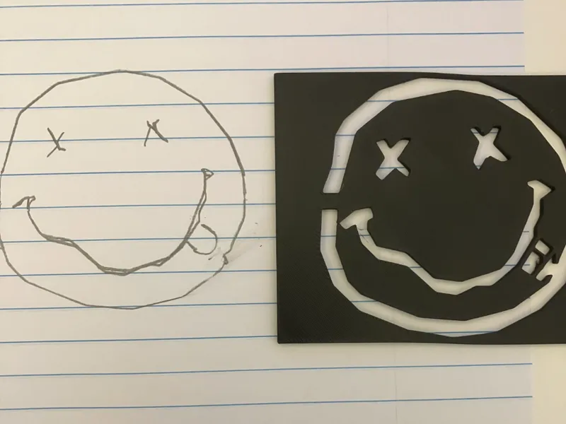 Nirvana Logo Stencil