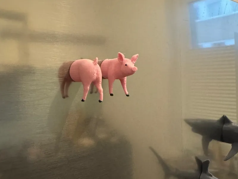 Glücksschweinchen Kühlschrankmagnet