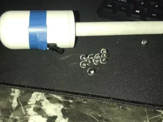 能发射标准水弹的酒精发射器(土豆炮)