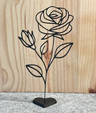 Roses with support