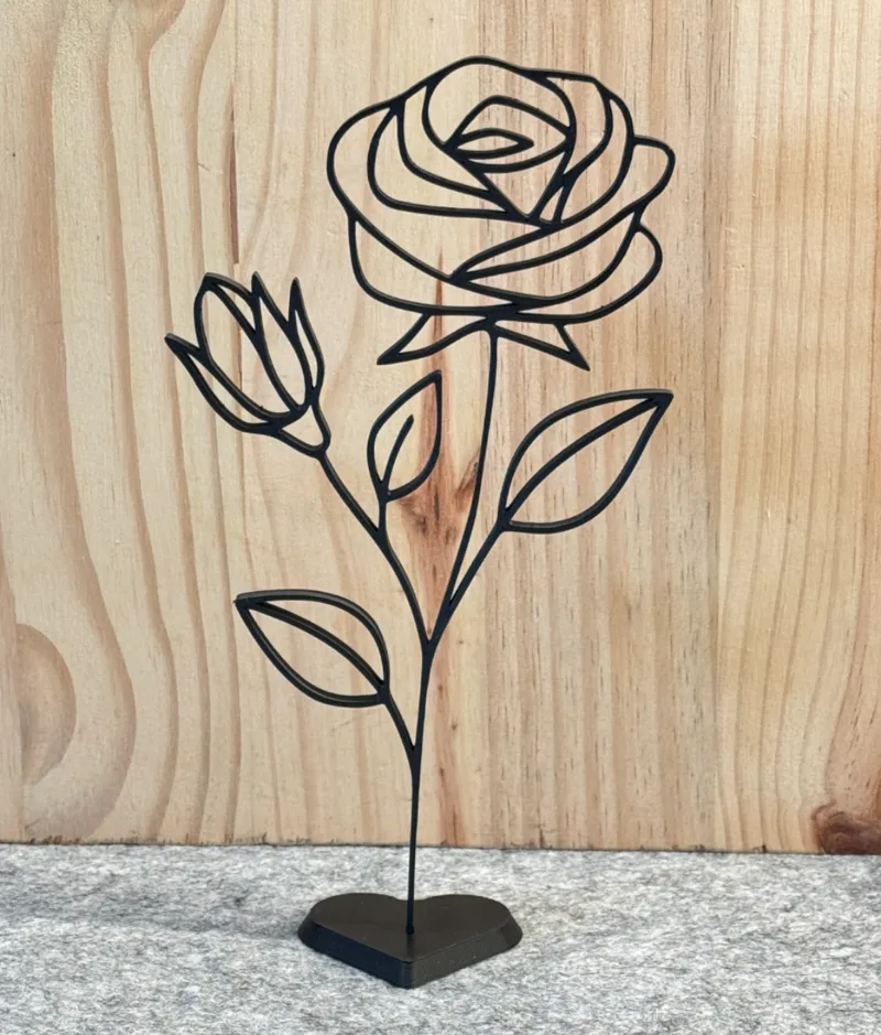 Roses with support