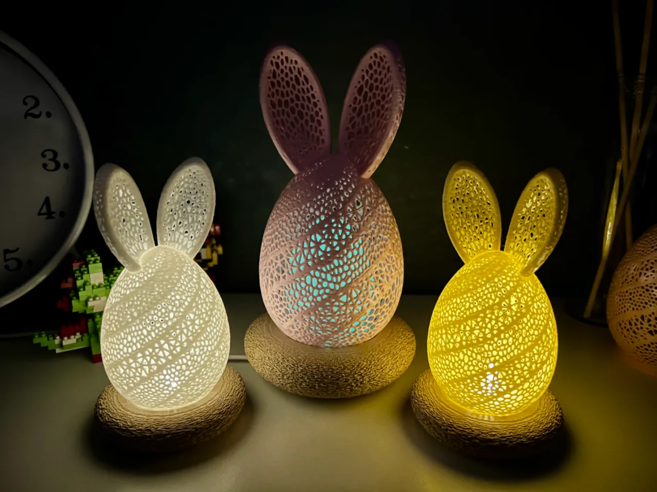 Easter Bunny Egg Lamp view 4