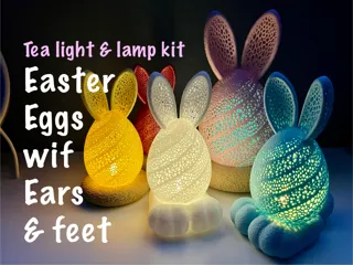 Easter Bunny Egg Lamp