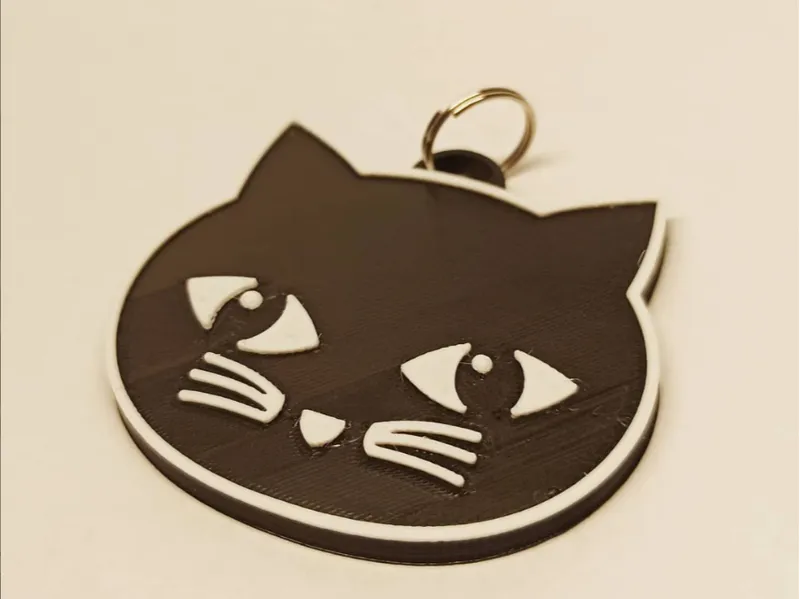 Cat keychain