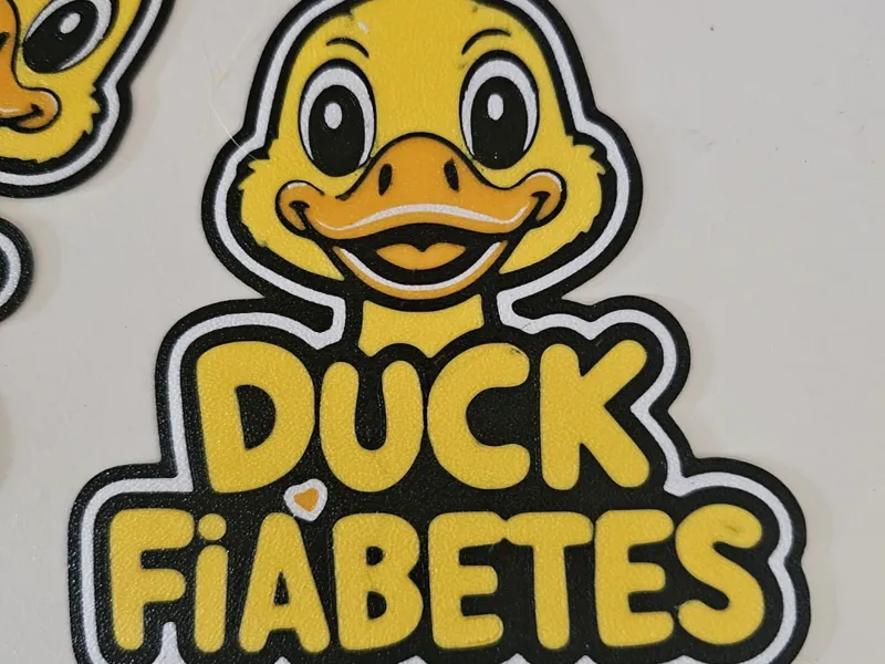Duck Fiabetes Diabetes Keychain