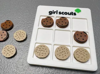 Girl Scout Tic Tac Toe Game