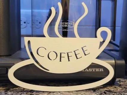 Coffee cup wallart