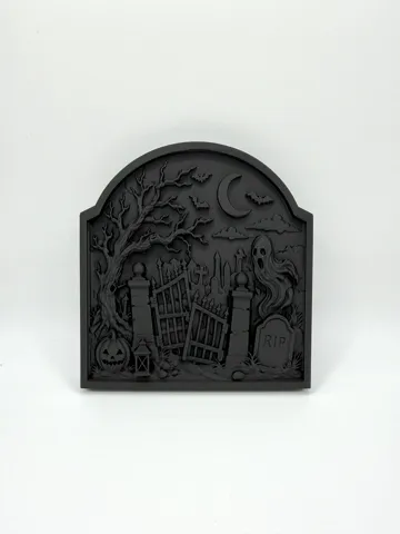 Figura decorativa: Midnight Graveyard Gate Desk Decor — vista de referencia 4