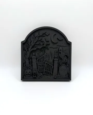 Figura decorativa: Midnight Graveyard Gate Desk Decor — vista de referencia 5