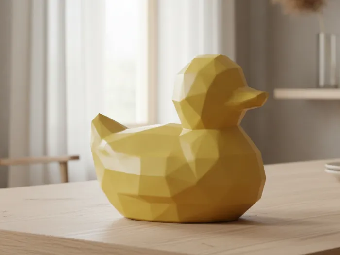 Modern Duck Decor Figure