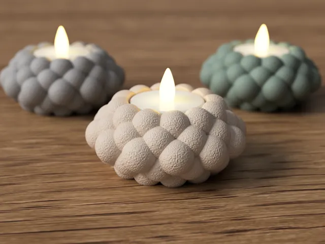 Bubble LED Tealight Holder