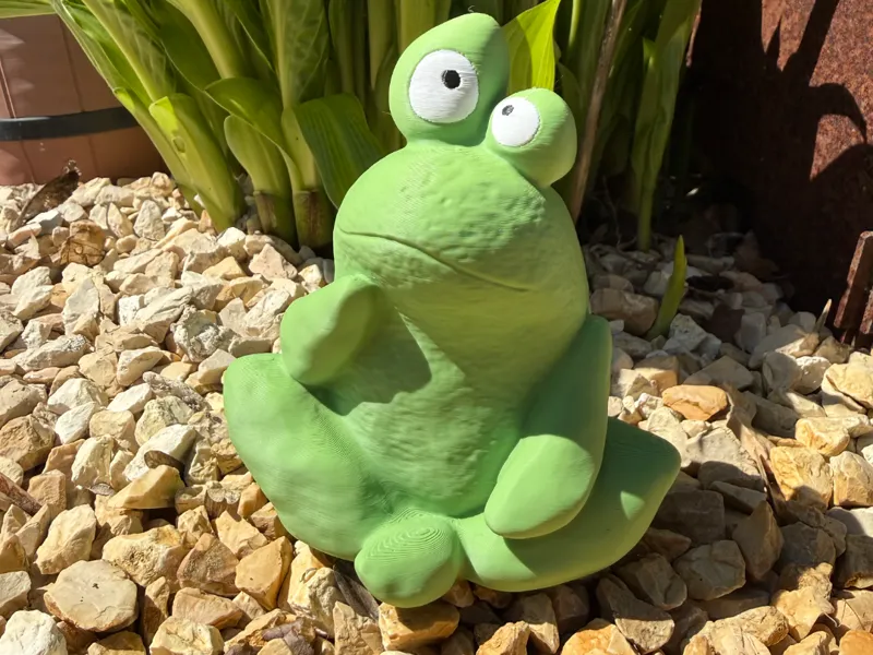 Frosch mit großen Augen