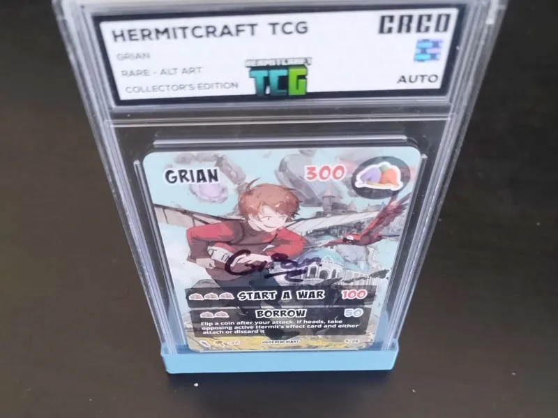 Hermitcraft Creo card holder