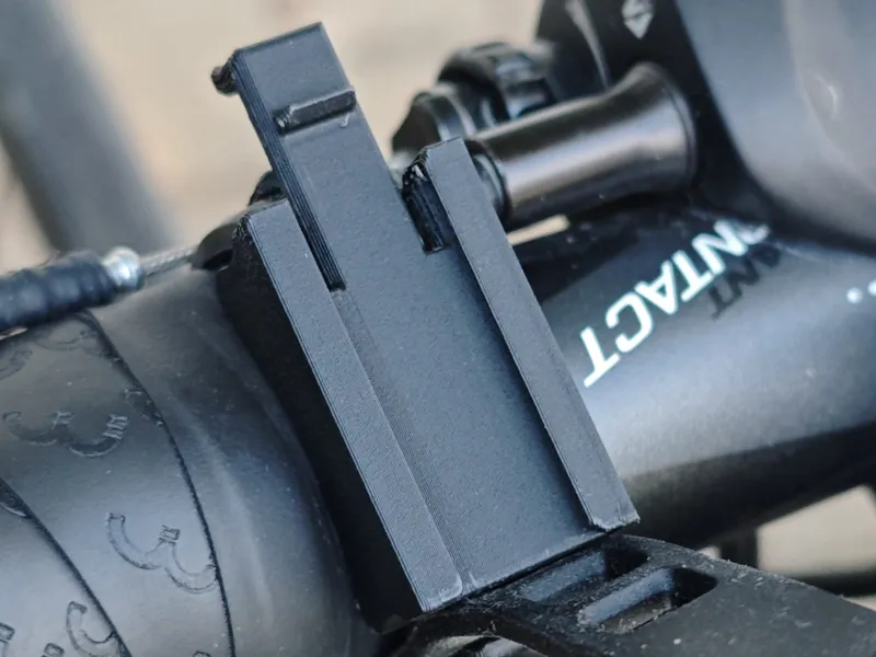 Bike front light mount