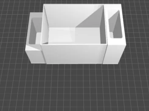 Pencil/marker desk holder with 3 different section