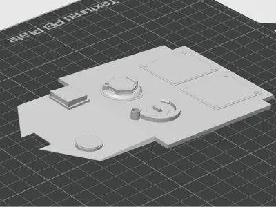 Main Turret Cover  (M1A1 Abrams Project)