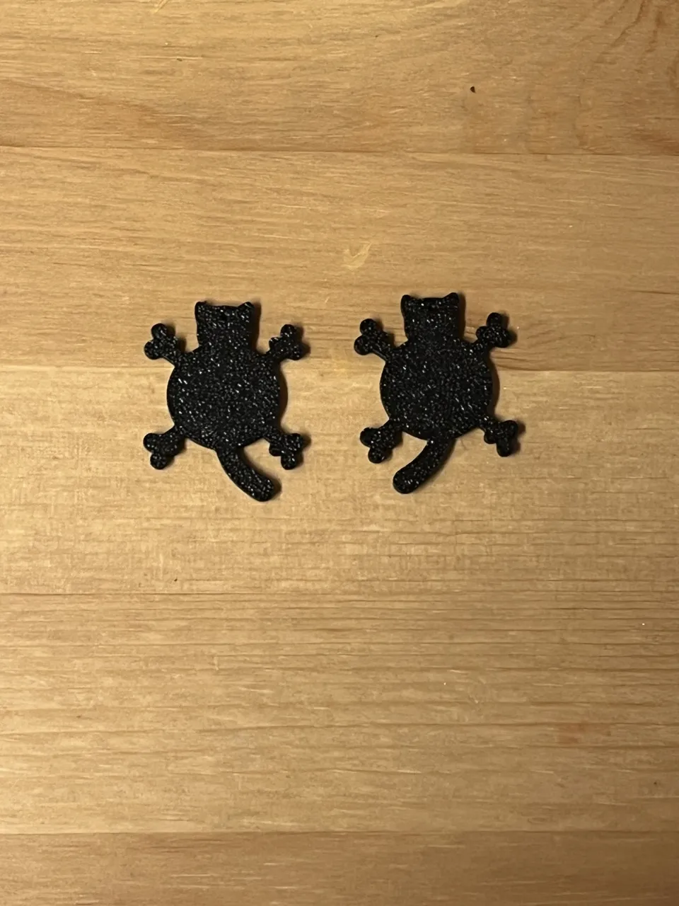 cat earrings view 2