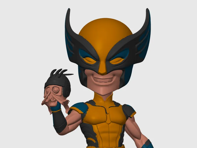 Wolverine fan art figure