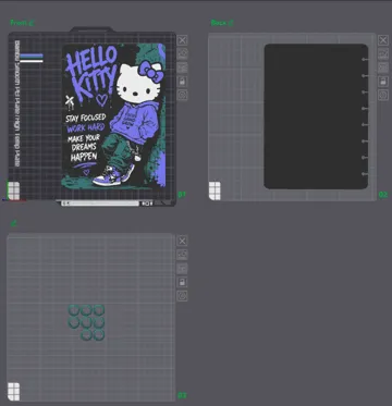 Tapa o cubierta: Urban Hello Kitty A5 Notebook Cover — vista de referencia 4