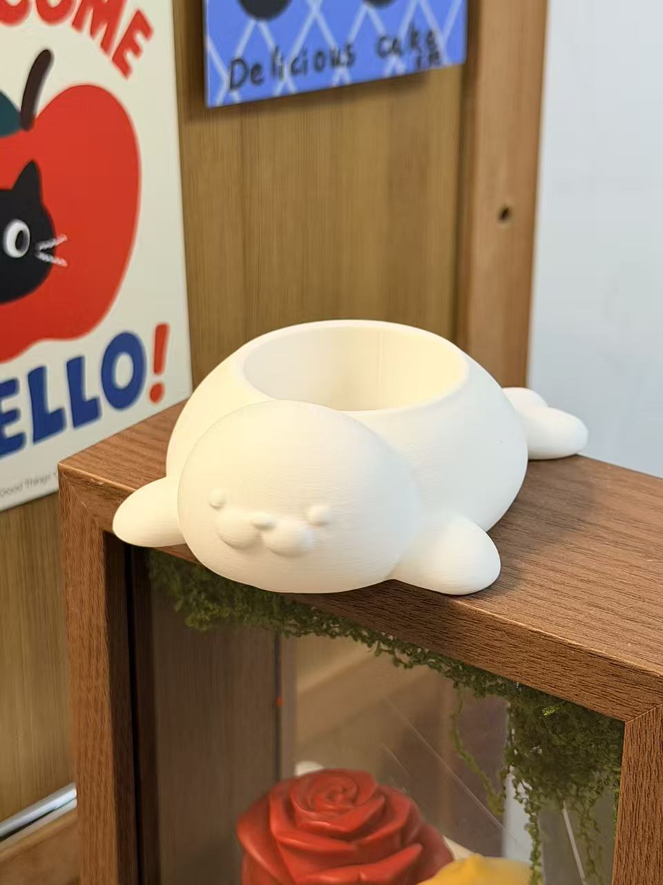 Miniatura 3 do modelo 3D 海豹花盆