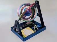 various layer heights, pause for color change on orbitals