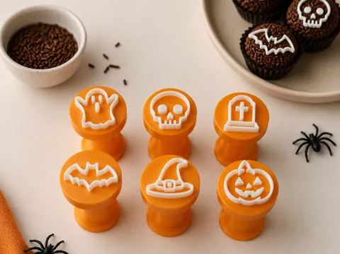 Adorno temático: Carimbos de Brigadeiros – Halloween — referencia de MakerWorld