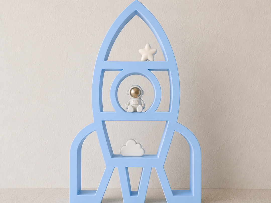 Rocket Shelf|Space Decor|No Supports