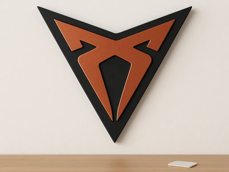 Cupra logo 2d art