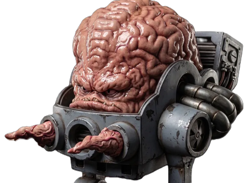 Krang in Bubble Walker – TMNT Villain 