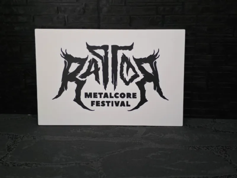 Magnet Schild " Raptor Metalcore Festival "
