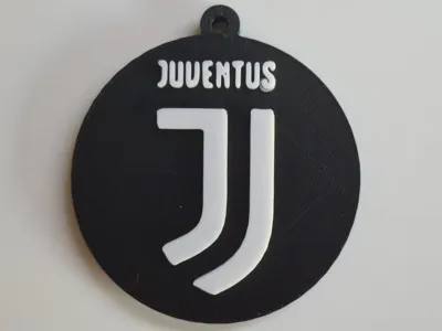 Juventus logo keychain