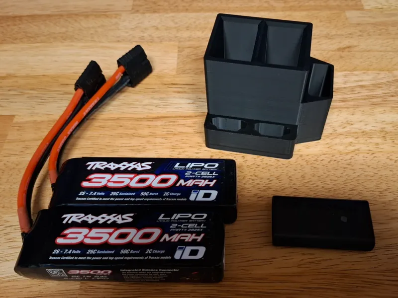 Traxxas Battery and charger storage