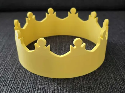 King's cake crown 