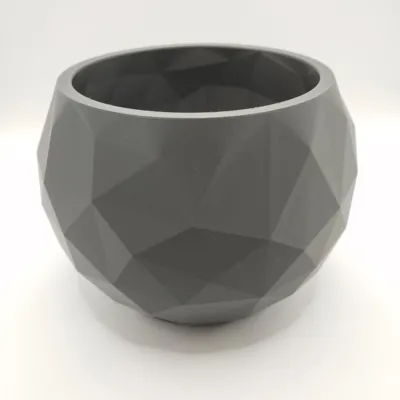 Low Poly Bowl Designer "Cracked Stone" - Free 3D Print Model - MakerWorld