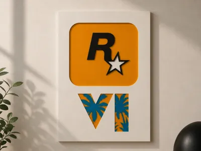Muldura Quadro GTA 6 Rockstar