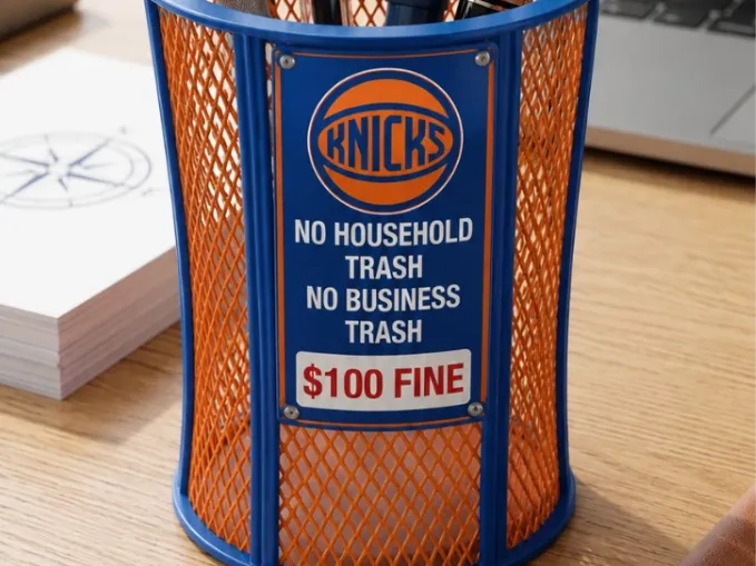 The Best Viral New York Knicks Trash can