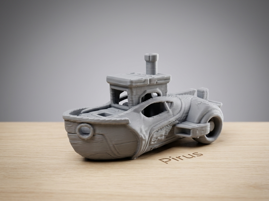 TRON Cyber Benchy-Futuristic Light-Cycle Inspired