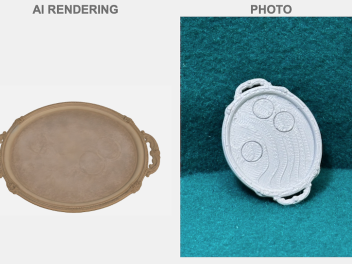 Serving Tray (Same Tray with Ring Marks) : #59