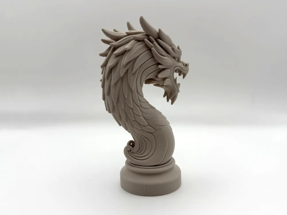 Dragon Sculpture - Free 3D Print Model - MakerWorld