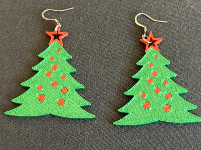 Christmas Tree Earrings