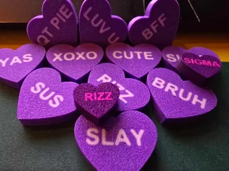 Candy Hearts - Realistic Size & Quick Print