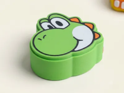 Yoshi clicker keychain